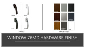 Window handle and color selection options