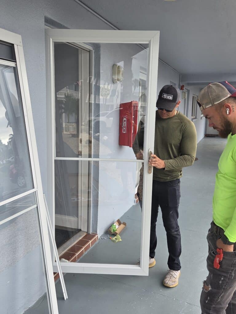 Ask us about storm doors vs screen doors